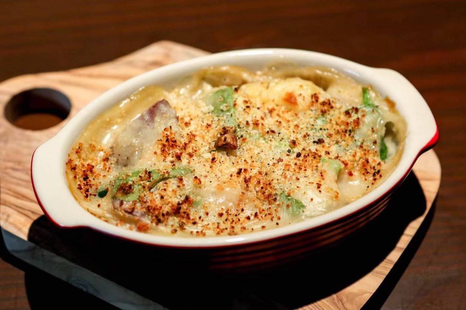 クリーミー豆乳野菜グラタン (ヴィーガン・グルテンフリー)